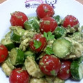 櫻井愛's cooksnap of when they made アボカド＆トマト＆きゅうりのわさび和え.