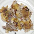 suzukachan's cooksnap of when they made 揚げない～鶏もも肉のマスタード焼き.