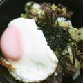 ☆ジグロ☆'s cooksnap of when they made ✿牛肉とキャベツの男丼✿.