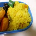 そらてんママ's cooksnap of when they made 簡単！カレー粉でカレーピラフ.