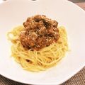 MIE88888's cooksnap of when they made 野菜たっぷりお肉ごろごろボロネーゼ.