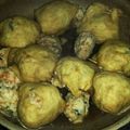 クックGP3VVG☆'s cooksnap of when they made 豆腐と鶏ひき肉の巾着煮.