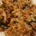 ピヨあき's cooksnap of when they made 豆モヤシと豚肉のピリ辛炒め 韓国家庭料理.
