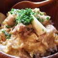 なつたくかあさん's cooksnap of when they made やさしいみそ風味✿シャキトロの親子丼.