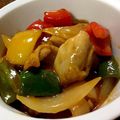 ちゃちゃまる26's cooksnap of when they made 鶏もも肉とパプリカの甘酢炒め.