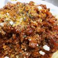 つよまり's cooksnap of when they made 低糖質パスタで♪挽肉たっぷりボロネーゼ.