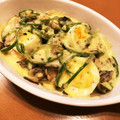 ひっつ☆'s cooksnap of when they made ゆで卵とシャケのマヨチーズ焼き♡.