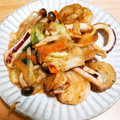 わっかちゃん's cooksnap of when they made 彩り野菜の海鮮中華塩炒め.