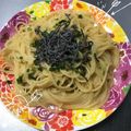 K0A9O0R8U♪'s cooksnap of when they made 簡単ヘルシー！塩こんぶde卵かけスパ.