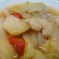 ёdey2upё's cooksnap of when they made 簡単デトックス！コカブと残り物夏野菜煮物.