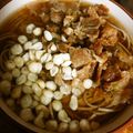 nenemomo's cooksnap of when they made 牛肉の旨みが溶け込んだ美味しい肉そば♪.