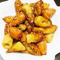 ばんぷ☆'s cooksnap of when they made 簡単！ちくわの照り焼き♡.
