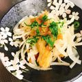 ぱんだ170071's cooksnap of when they made 新玉ねぎで☆鶏皮ぽん.