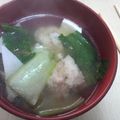 もぎぞぉ's cooksnap of when they made とりだんごとё青梗菜の♪あったかス～ぷ★.