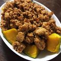 ＹＫＮ４．３'s cooksnap of when they made 簡単リメイク♪かぼちゃのミートソースがけ.