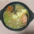 リラックマ君ママ♡'s cooksnap of when they made 生鮭の味噌鍋　ラーメン屋のダブルスープ風.