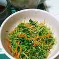 moz煮's cooksnap of when they made 豆苗と人参の胡麻和え.