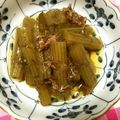 山下製麺's cooksnap of when they made かんたん和食！苦味が最高！ふきのおかか煮.