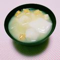 まあまま☆0403's cooksnap of when they made 我が家のお雑煮①〜白味噌仕立て〜.