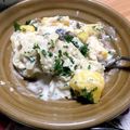 村長ちゃん's cooksnap of when they made 茸とじゃが芋のクリーム煮♪簡単牛乳鶏胸肉.
