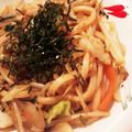 riza59's cooksnap of when they made 簡単！焼うどん〜オイスターソースで〜.