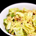 あやかおママ's cooksnap of when they made 簡単★かにとキャベツの卵炒め.