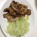 やま神's cooksnap of when they made ものすごく簡単豚の生姜焼き☆.
