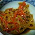 たべたべこ's cooksnap of when they made 止まらない♪簡単れんこんきんぴら.