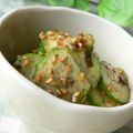おしす's cooksnap of when they made きゅうりのゴマあえ.