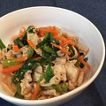 Rs＊kitchen's cooksnap of when they made ほんだしタレで♪ゆで豚と小松菜のごま和え.