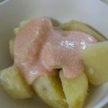 ちびむく's cooksnap of when they made 茹でジャガイモの明太マヨソースかけ.