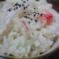 はるもちゅ's cooksnap of when they made あっさり！生姜風味のかにめし☆.