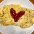 S＊mama♡'s cooksnap of when they made 昭和レトロな味。ひき肉タップリオムレツ.