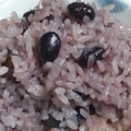 cyobindish's cooksnap of when they made 黒豆と甘栗のおこわ（電子レンジ）.