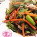 Jun0402's cooksnap of when they made 簡単中華★XO醤で小松菜&豚肉炒め.