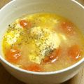 chou*'s cooksnap of when they made ☆チーズとろ～りトマトスープ☆.