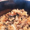 fujiiro's cooksnap of when they made 生姜が香る 美味しい舞茸ごはん♪ 簡単♪.
