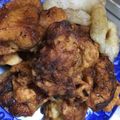 クック9P6O5D☆'s cooksnap of when they made お気に入りのジューシーさくっ鶏のから揚げ.