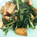 アンティーまゆ's cooksnap of when they made 簡単☆水菜と厚揚げの味噌炒め.