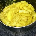 しぶみきちゃん's cooksnap of when they made ひき肉50gでジャガイモのカレー炒め.