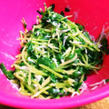 はる1107's cooksnap of when they made 豆苗とシラスのマヨネーズ和え.