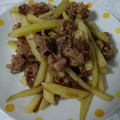 ☆魔魅☆'s cooksnap of when they made 牛肉とじゃいもの甘辛こしょう炒め.