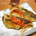 GoGo島みかん's cooksnap of when they made 我が家のアジの南蛮漬け.