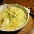 ミスターからあげ's cooksnap of when they made 簡単！お餅と白菜のとろとろグラタン.