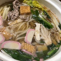 borsch's cooksnap of when they made うどんと絹揚げがメインのだし鍋♪.