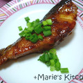 runa1021's cooksnap of when they made さわらの照り焼き　夏の味♪.