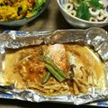 SoMiNemama's cooksnap of when they made 鮭の味噌マヨ☆ホイル焼き.