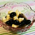 ＊sunlight＊'s cooksnap of when they made 黒豆の煮物とクリームチーズのラム風味。.