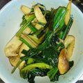 ミンジュン's cooksnap of when they made お弁当に！ほうれん草とエリンギソテー.