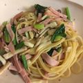 クックPW9C2T☆'s cooksnap of when they made きのことベーコンの和風パスタ♪.